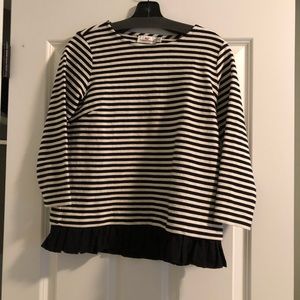Vineyard Vines mixed media striped top XS